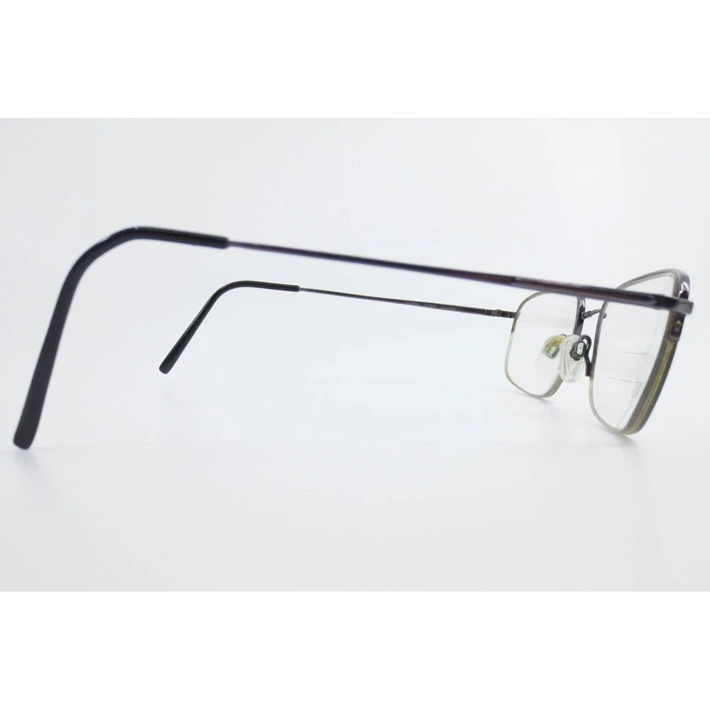 Duraflex DF3308 Gunmetal Semi Rimless Eyeglasses Frames 54-19-140 Mens Womens